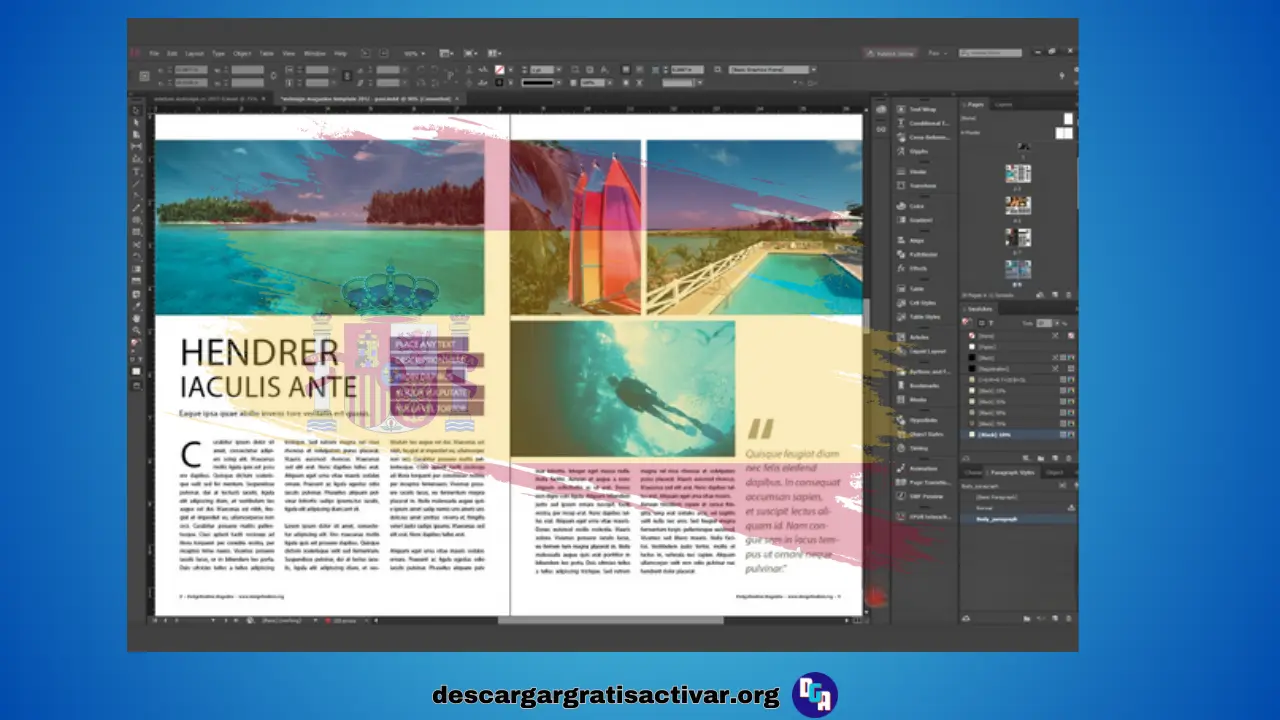 Funciones destacadas incluidas en el último software Adobe InDesign 2023