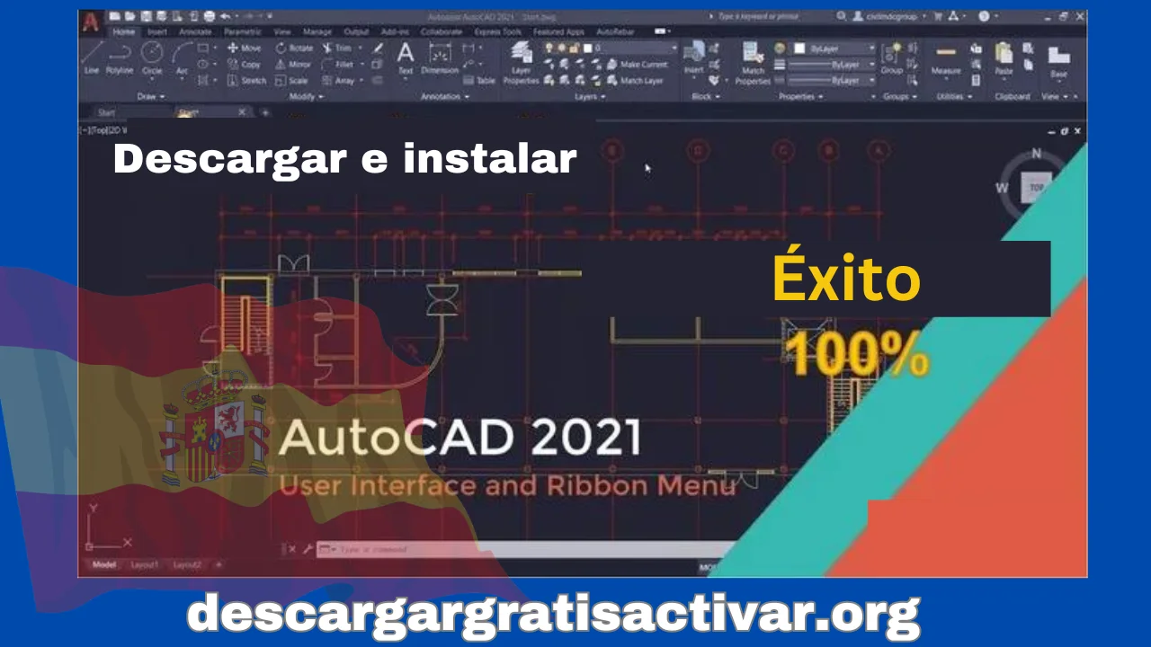 Instrucciones para descargar e instalar el software Autocad 2021 Full Crack