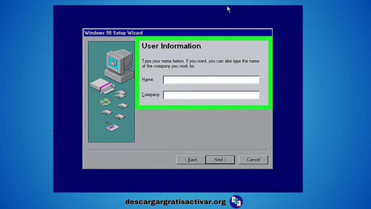 Windows 98 Setup 